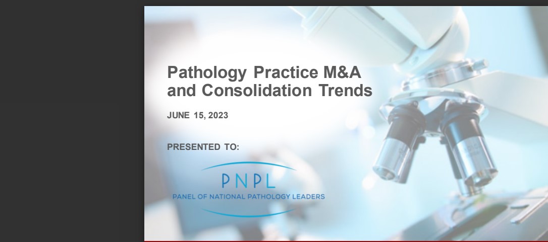 Panel of National Pathology Leaders (PNPL)
